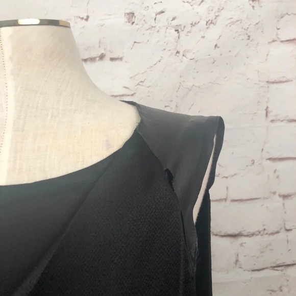 Maje Dieppe Layered Dress in‎ Black LBD - Picture 5 of 8